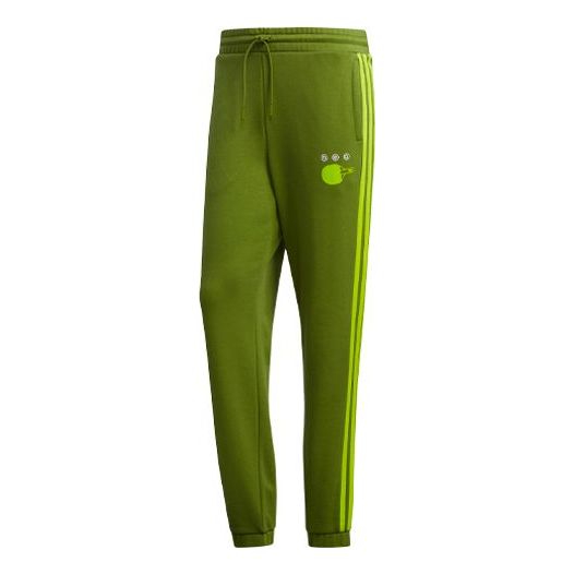 adidas neo Radio W Tp Men's Sports Knit Trousers Olive FU3590