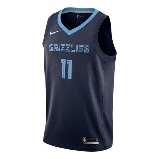 Nike NBA SW Fan Edition Memphis Grizzlies 11 Jersey 'Navy Blue' AA7095-420