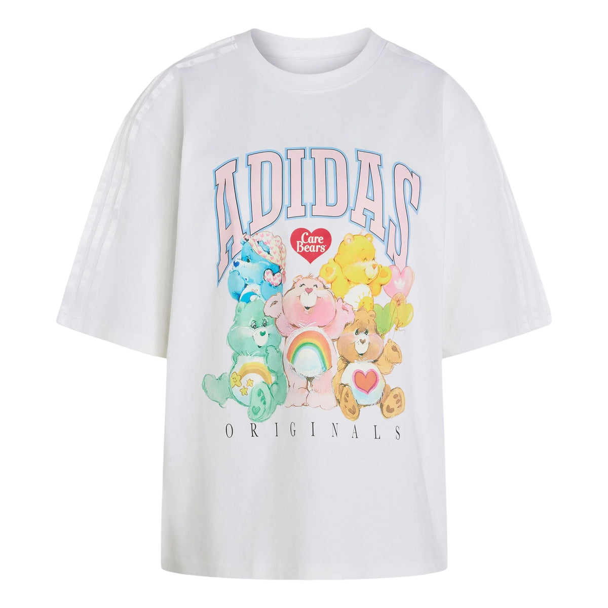 (WMNS) adidas Care Bears Oversized T-Shirt Asia Sizing 'White' KR1480