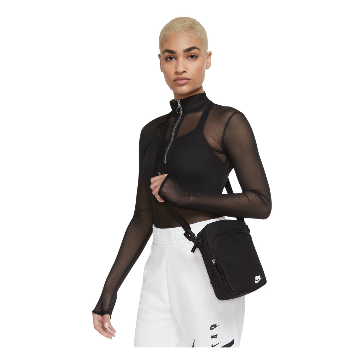 Nike Heritage Crossbody Bag (4L) 'Black' DB0456-010