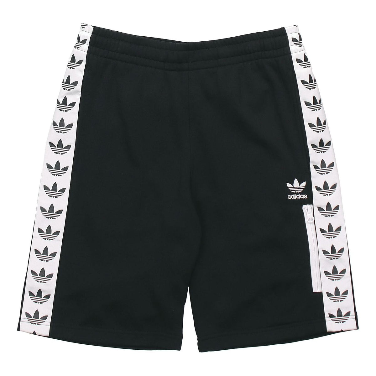 adidas originals Side Webbing Logo Printing Sports Shorts Black DX4230