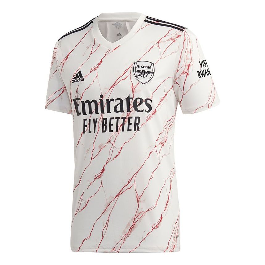 adidas Arsenal Away Fan Edition Casual Sports Short Sleeve White EH5815