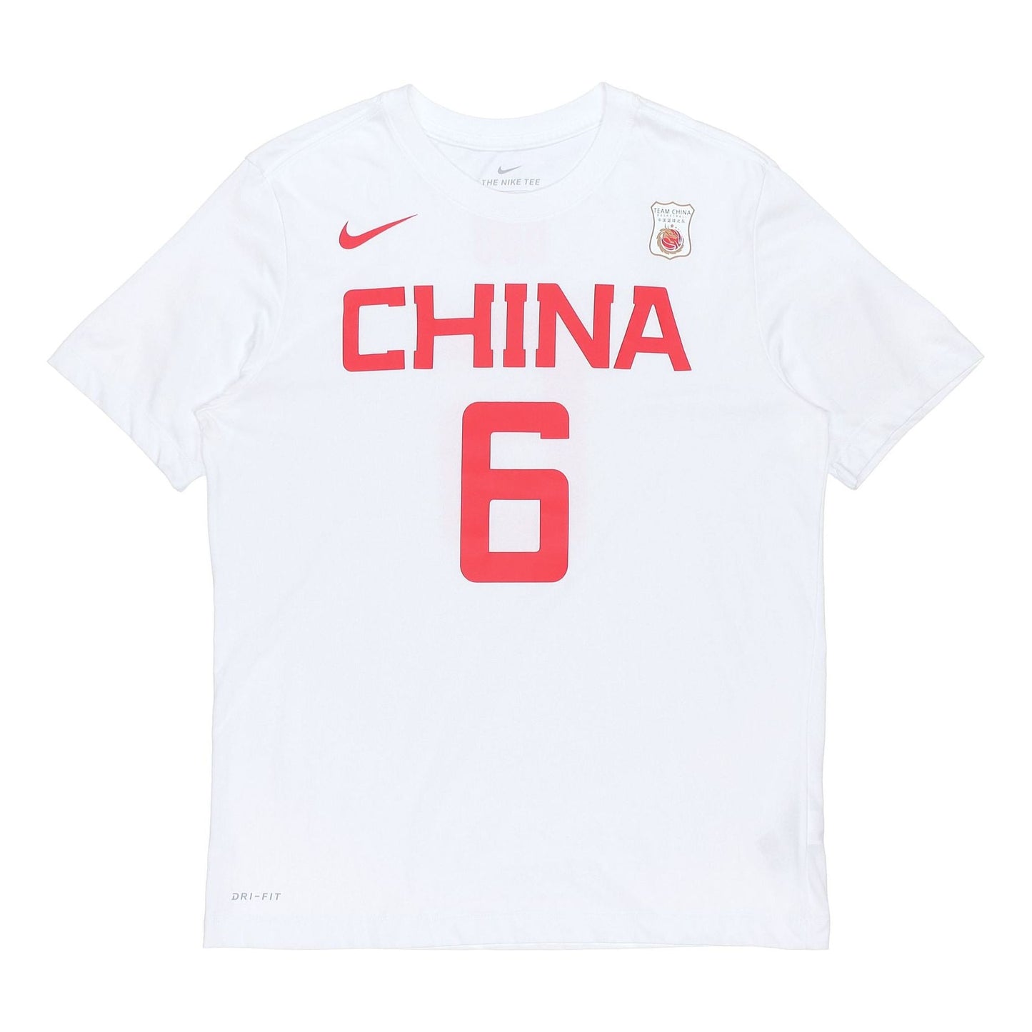 Nike Dri-fit Short Sleeve Athleisure Casual Sports Round Neck White BQ3757-101