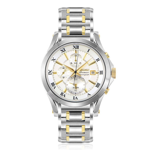 Men's SEIKO Three Eyes Business Casual Quartz Watch SNAD28J1