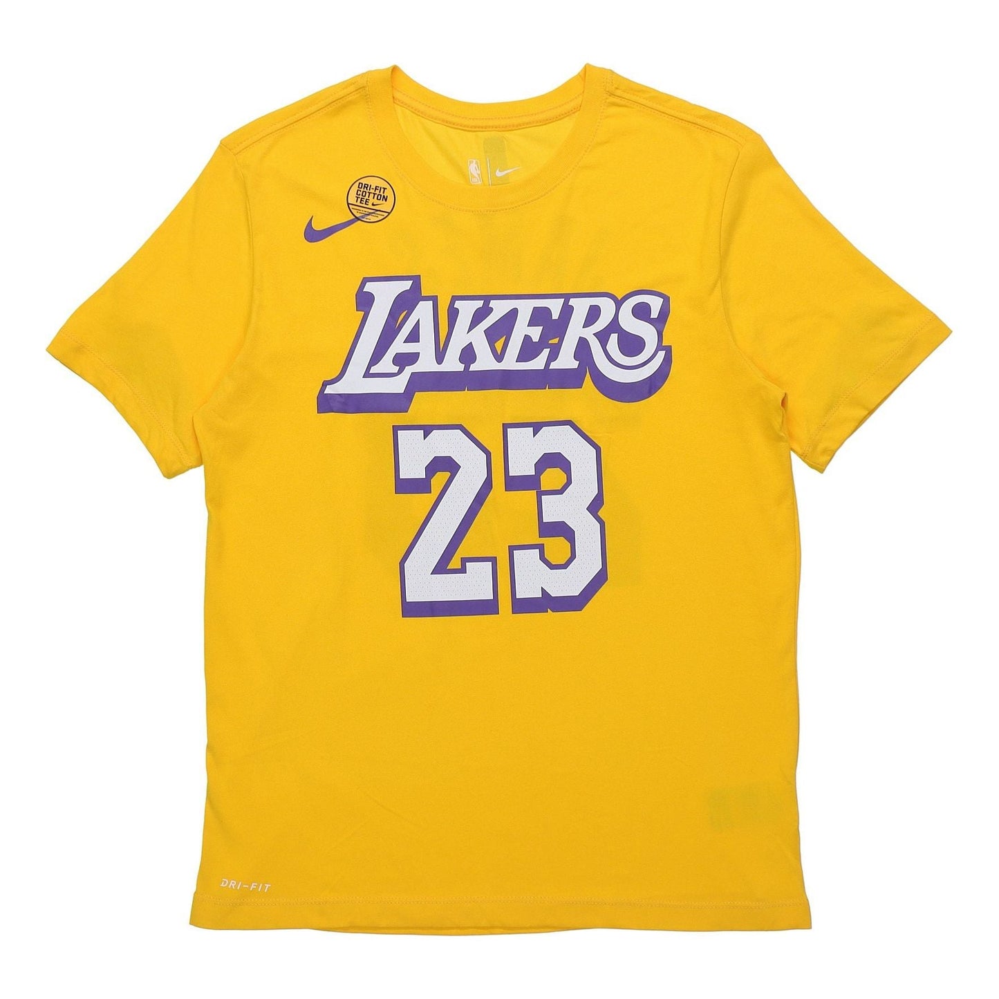 Nike NBA City limited Jersey 19-20 Season Los Angeles Lakers LeBron James No. 23 Yellow BV8796-705