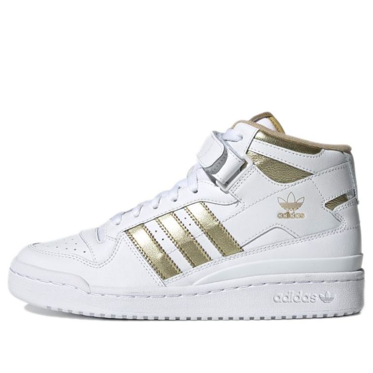 (WMNS) adidas Forum Mid 'White Matte Gold' GX5055