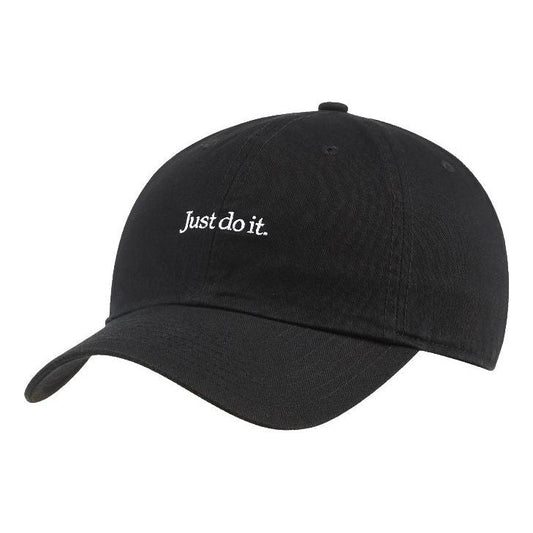 Nike Just Do It Logo Cap 'Black White' CQ9512-010