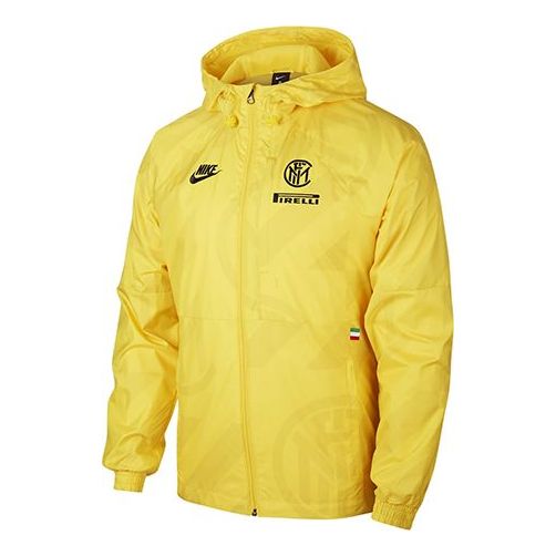 Nike Inter Milan x Pirelli Light Water Repel Zip Jacket Yellow CK0646-719