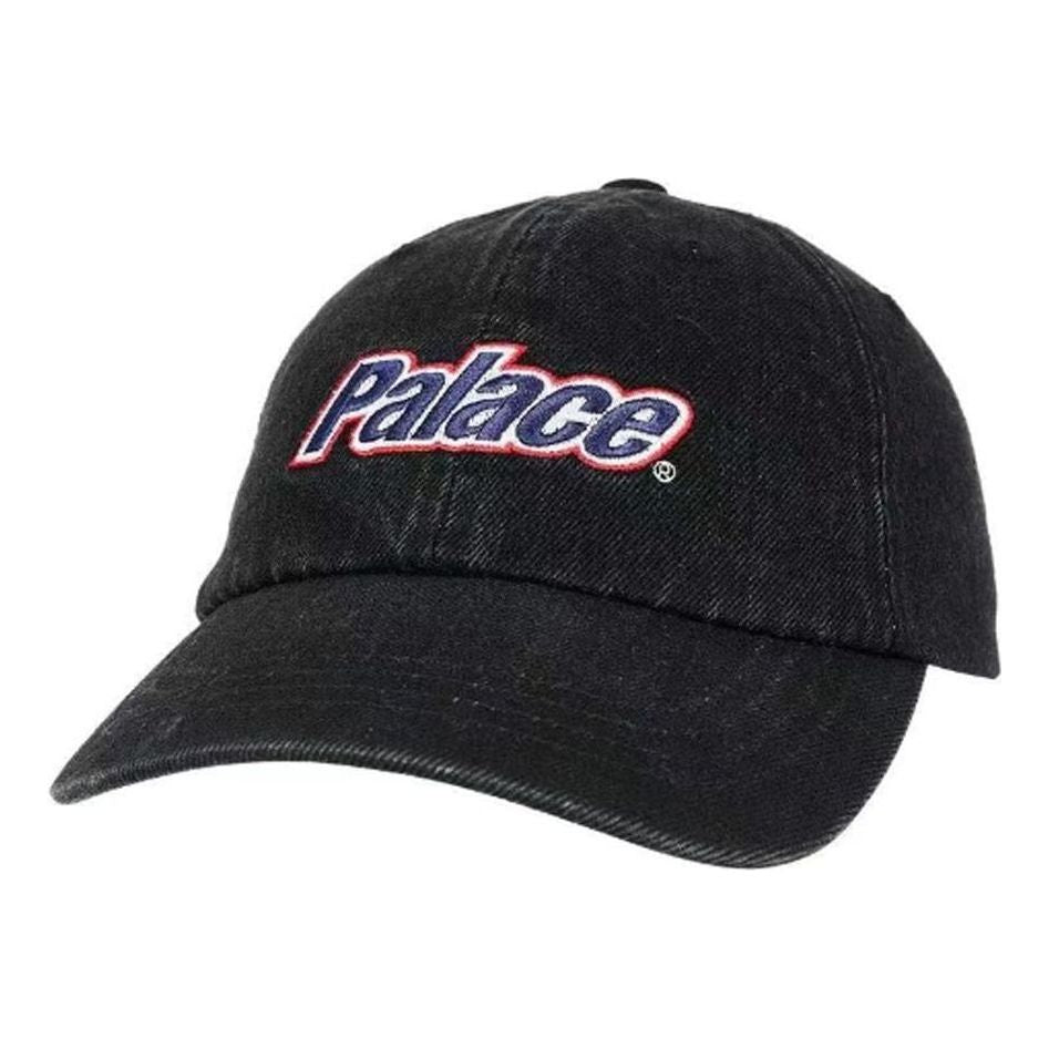 Palace Lowercase Washed Denim 6-Panel 'Black' P24H113