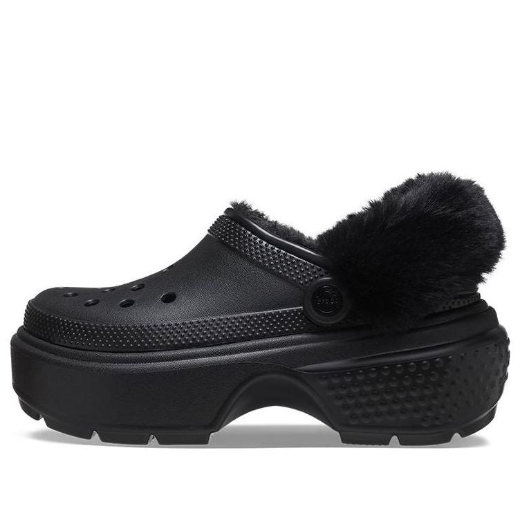 Crocs Stomp Lined Clogs 'Black' 208546-001