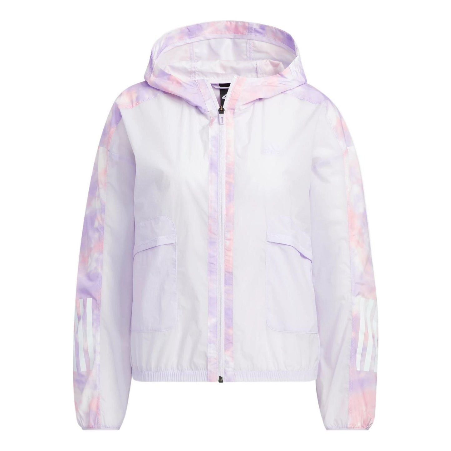(WMNS) adidas Met Aop Windbreaker Asia Sizing 'Purple' HI6827