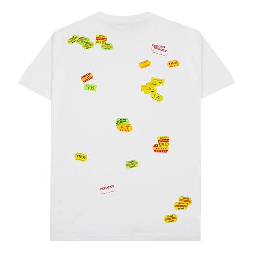 adidas originals Bodega Pricetag Back Printing Short Sleeve White ED7067