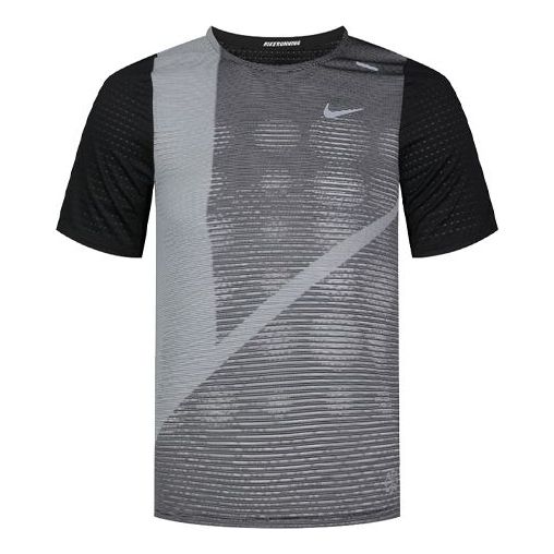 Nike Rise 365 Future Fast Running Short Sleeve Black Gray Blackgray CJ5689-010