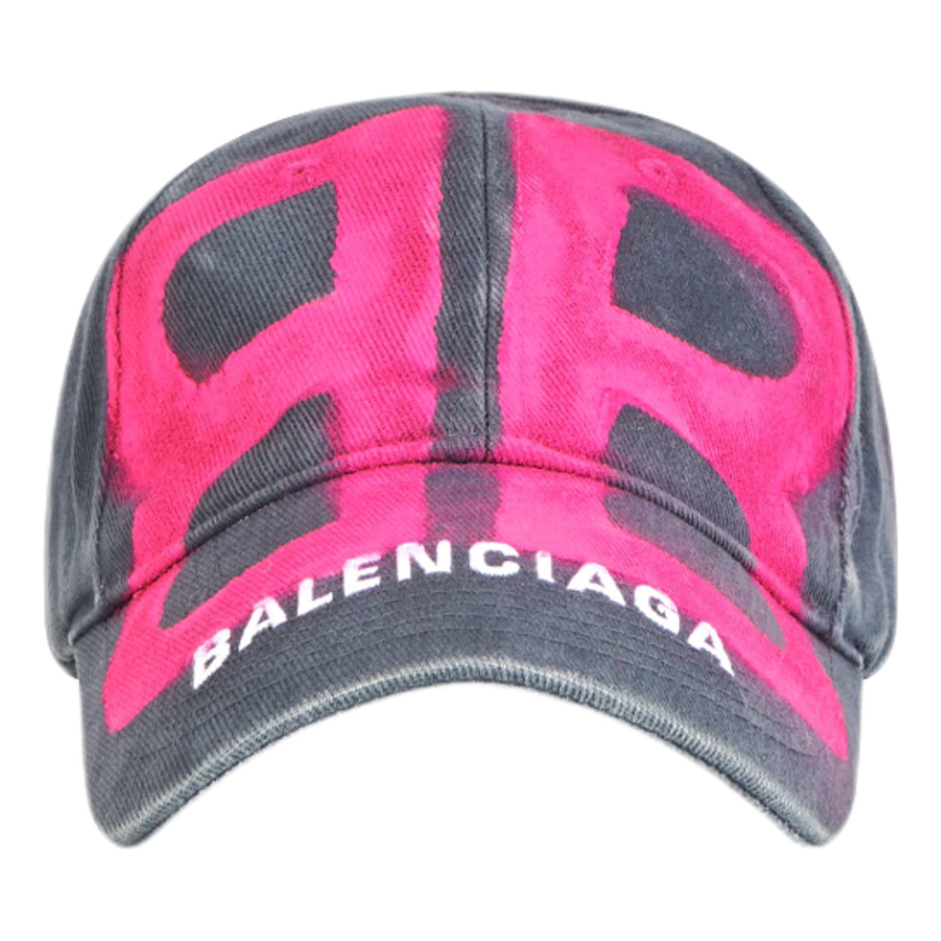 Balenciaga BB Sprayed Cap 'Grey Pink' 673321410B20112