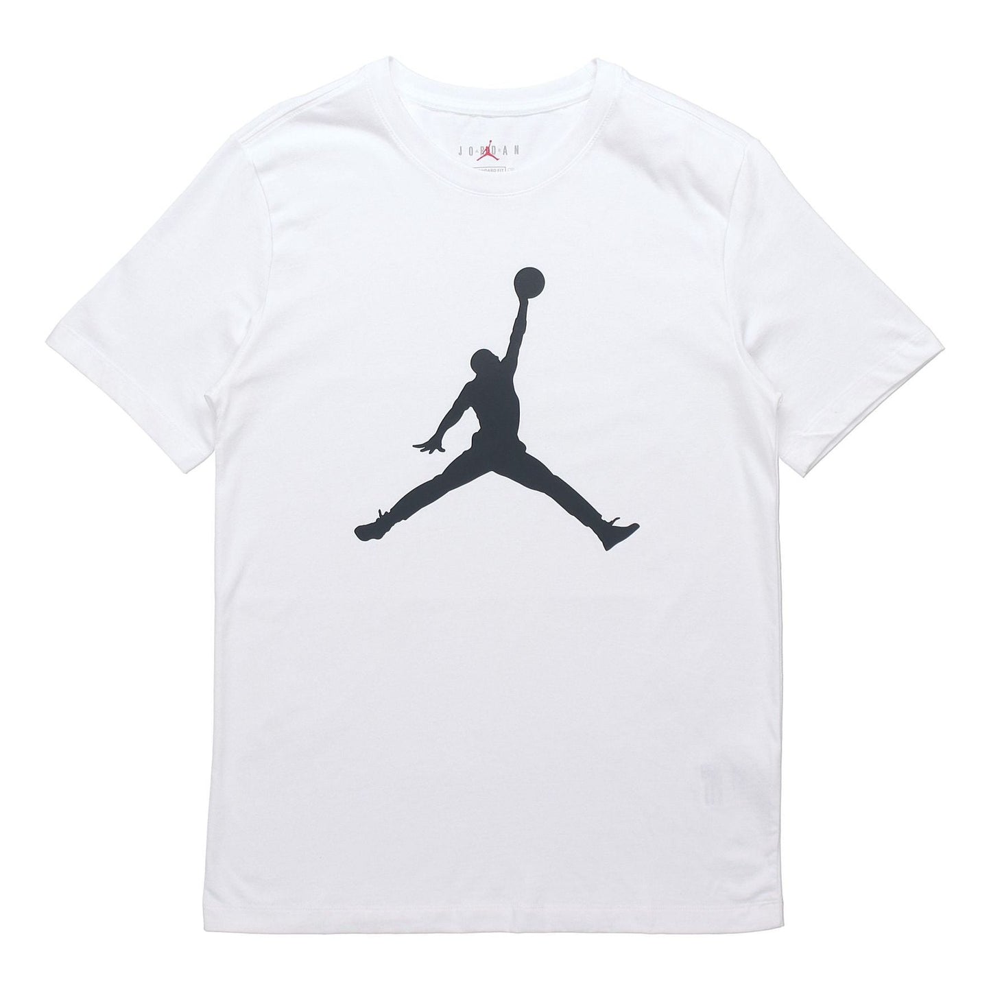 Air Jordan Jumpman Brand Logo Printing Round Neck Short Sleeve White DA6797-100