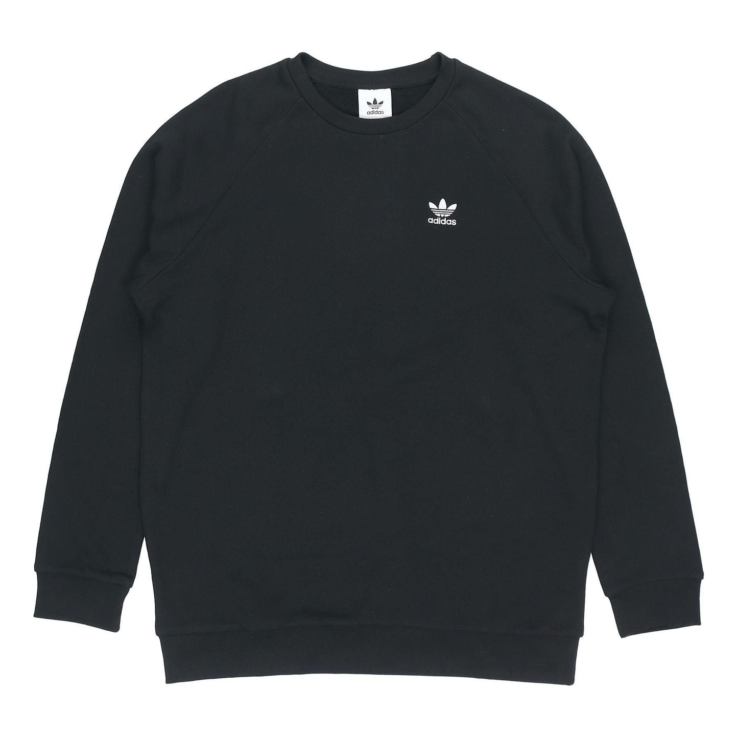 adidas originals Crew Basic Round Neck Pullover 'Black' DV1600