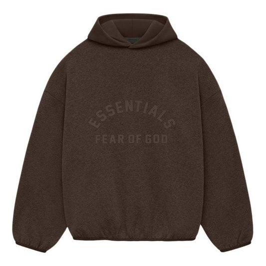 Fear of God Essentials Nylon Fleece Hoodie 'Heather Wood' 202SU244312F