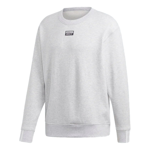 adidas originals Logo Round Neck Pullover Gray ED7229