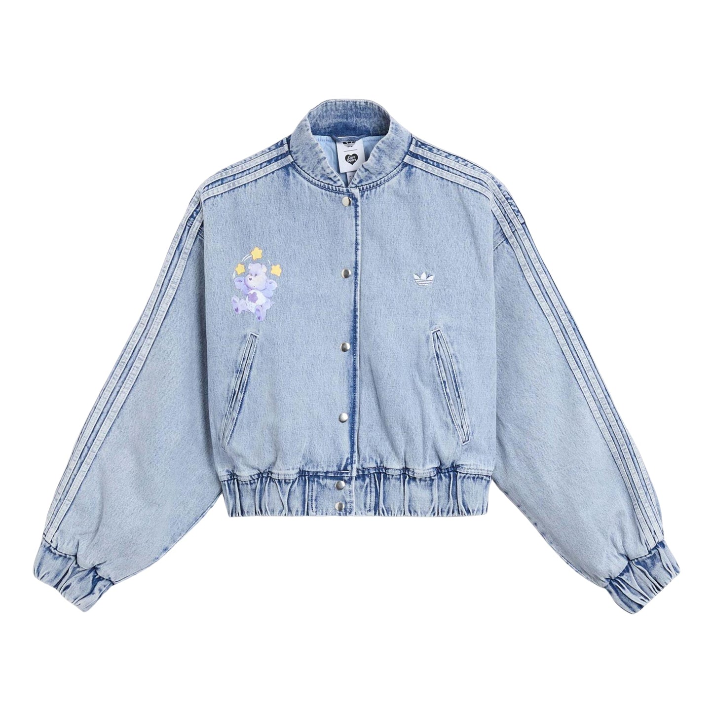(WMNS) adidas Care Bear Bomber Jacket Asia Sizing 'Electric Sky' KQ6747