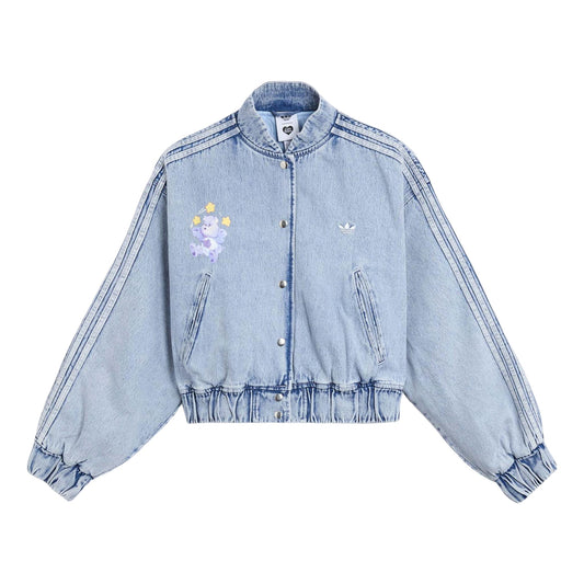 (WMNS) adidas Care Bear Bomber Jacket Asia Sizing 'Electric Sky' KQ6747