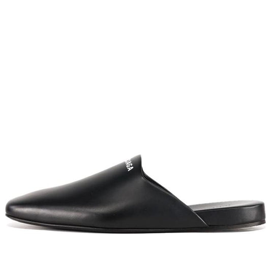 (WMNS) Balenciaga Mules 'Black White' 597344WA72G1006