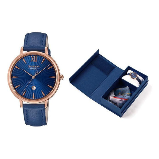 CASIO SHEEN Quartz Waterproof Blue Analog SHE-4534PGL-2AUDFS