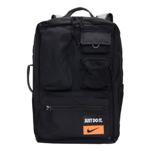 Nike Utility elite Bkpk-Fa22 Gfx Athleisure Casual Sports Student schoolbag Backpack Unisex Black DQ5226-010