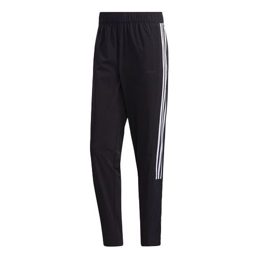 adidas neo Sports Stripe Casual Long Pants Black GJ8958