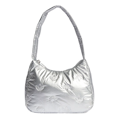 (WMNS) adidas Puffy Satin Mini Shoulder Bag 'Silver' II3393