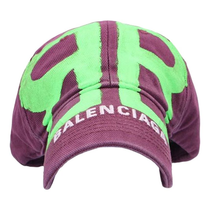 Balenciaga BB Sprayed Cap 'Purple' 673321410B2-5067