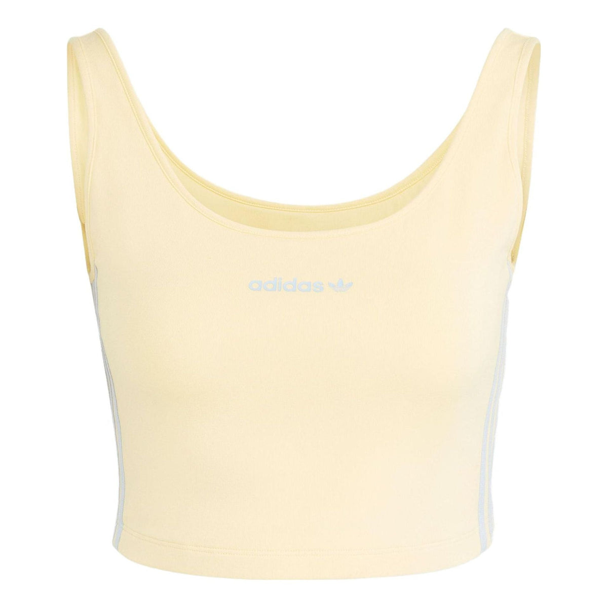 (WMNS) adidas Island Club Crop Tank 'Yellow' IT8157