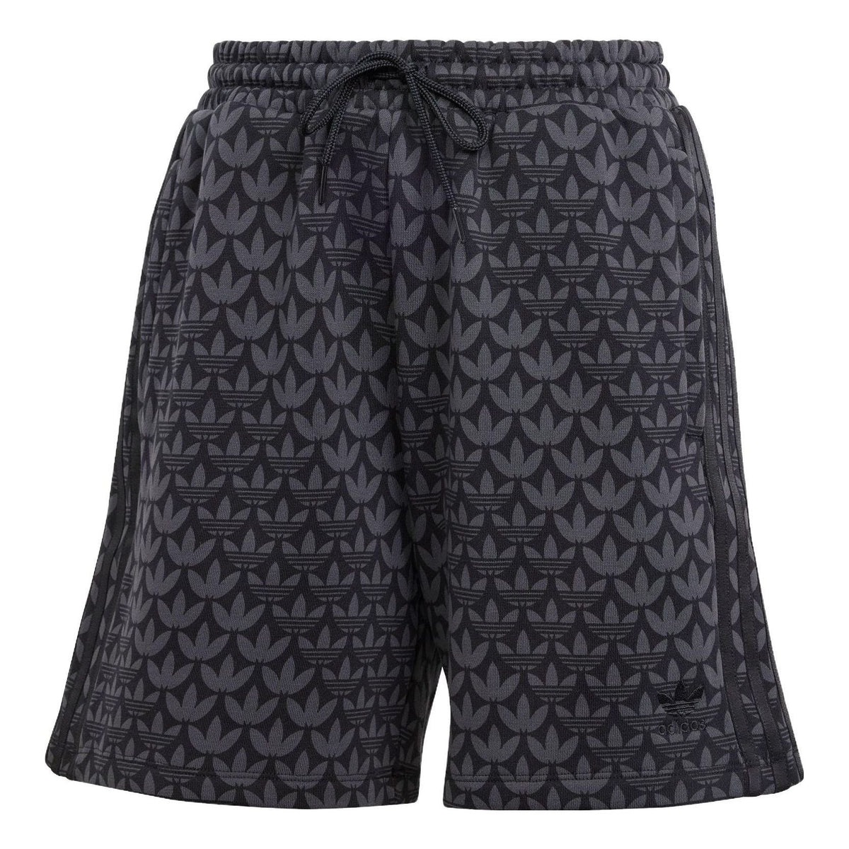 (WMNS) adidas originals Trefoil Monogram Shorts 'Black' II3189