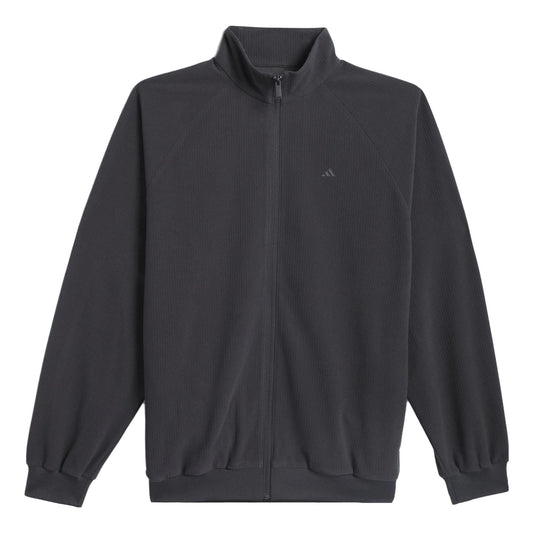 adidas Basketball Brushed Track Jacket 'Grey' IT2471