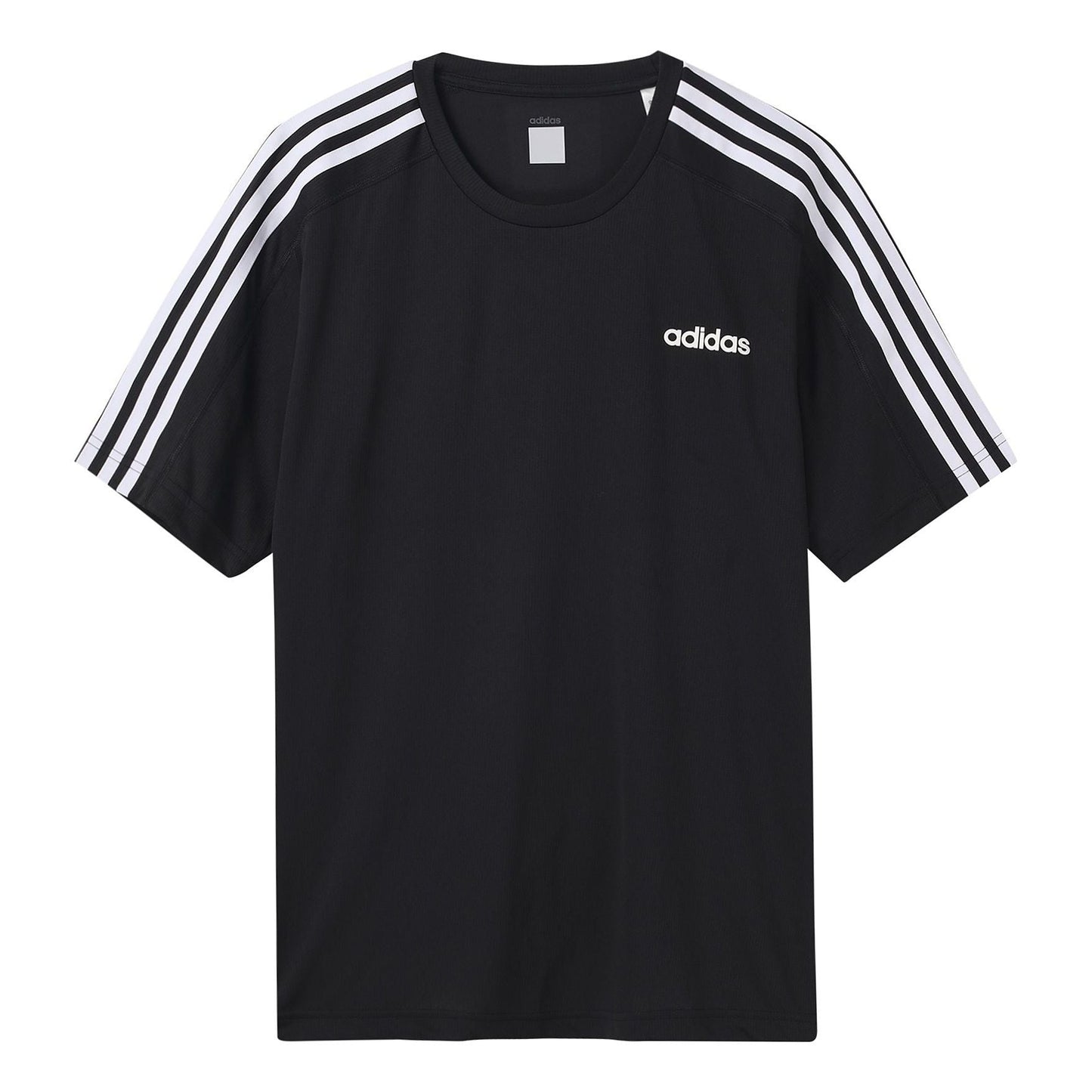 adidas D2M Tee Athleisure Casual Sports Short Sleeve Black DT3043