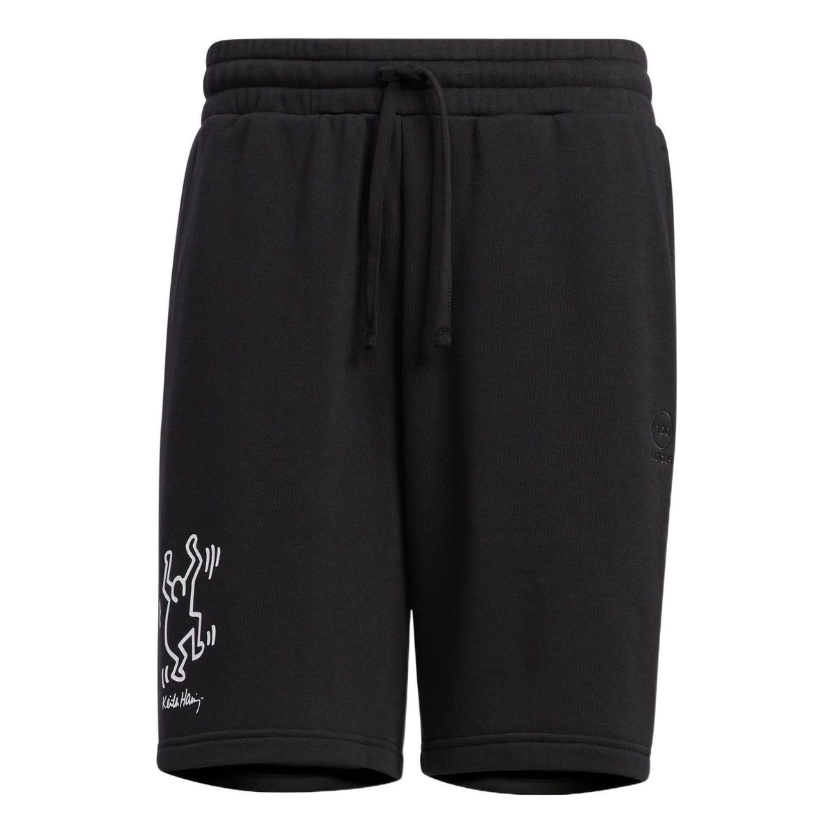 Men's adidas neo x . Crossover Cartoon Stripe Athleisure Casual Sports Shorts Black HD7259