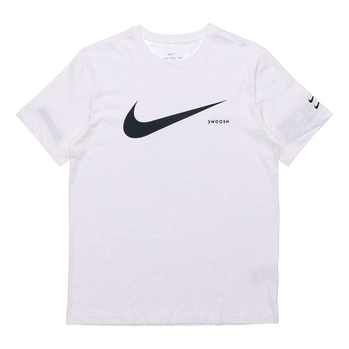 Nike Sportswear Swoosh Logo Cuff Short Sleeve White CK2253-100