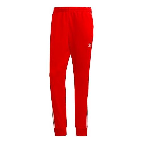 adidas originals SST TP P logo Bundle Feet Athleisure Casual Sports Pants Red GF0208