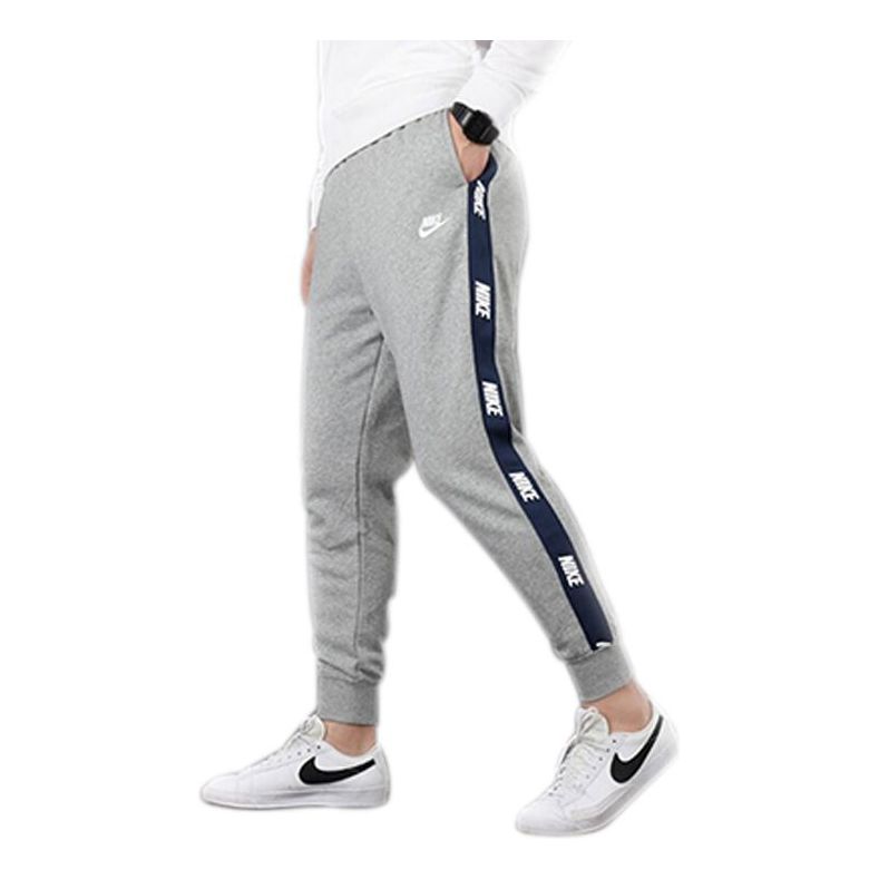 Nike Athleisure Casual Sports Fleece Stay Warm Cozy Knit Long Pants Gray CJ4432-063