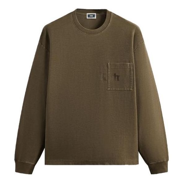 KITH Long-Sleeve Quinn Tee 'Java' KHM031552-3004