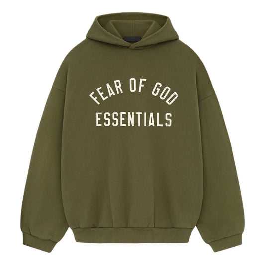 Fear of God Essentials Fleece Hoodie 'Military' 192BT246255F