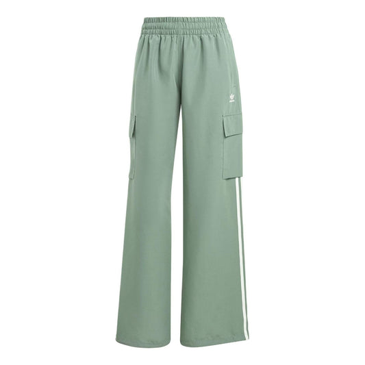 (WMNS) adidas Originals Adicolor Cargo Pants Asia Sizing 'Trace Green' IZ0716