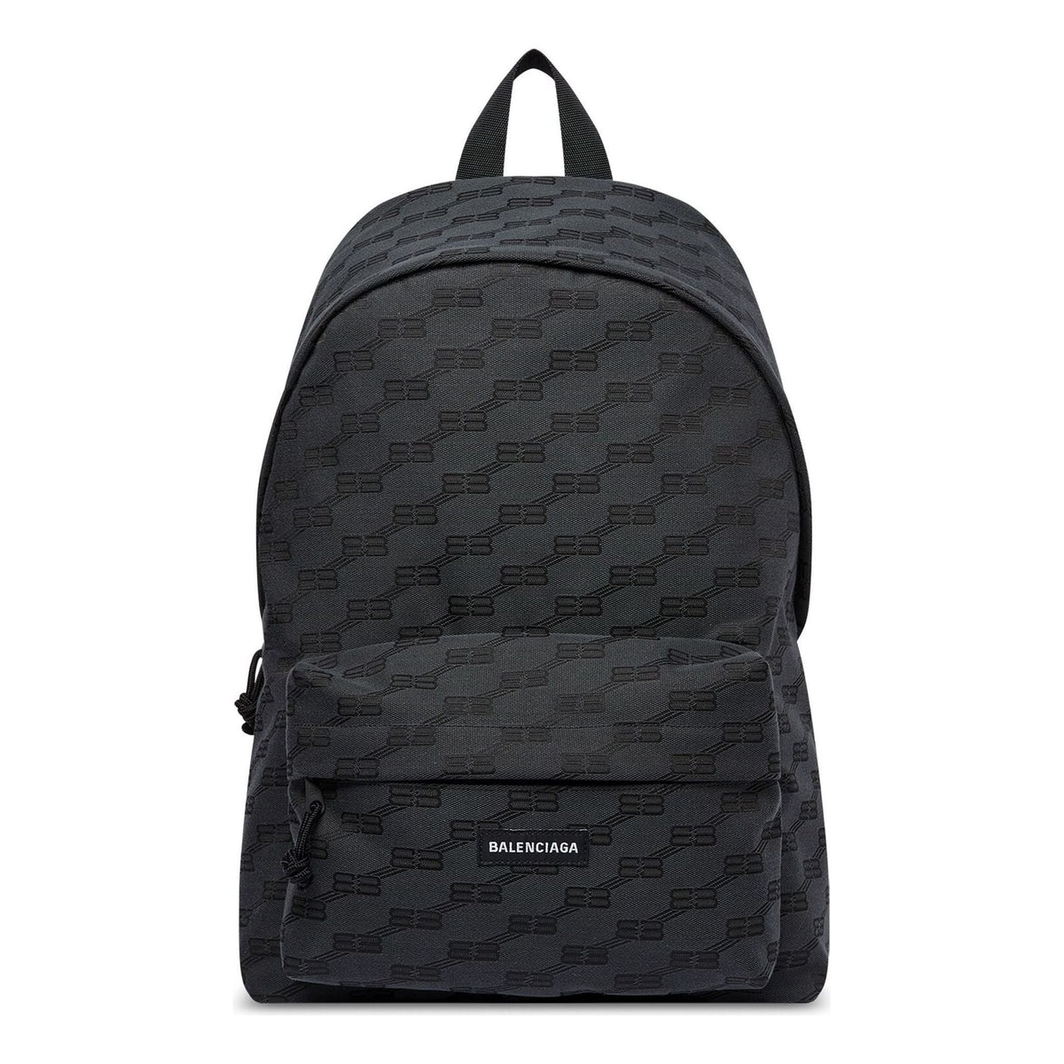 Balenciaga BB Monogram Signature Medium Backpack 'Black' 713044210HH1061