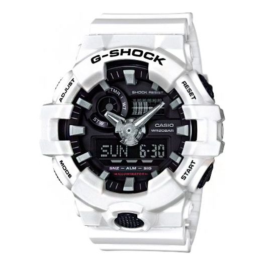 CASIO G-Shock Analog-Digital 'White' GA-700-7A