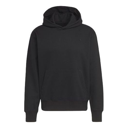 adidas originals Embroidered Small Label Solid Color Sports Black HF6373