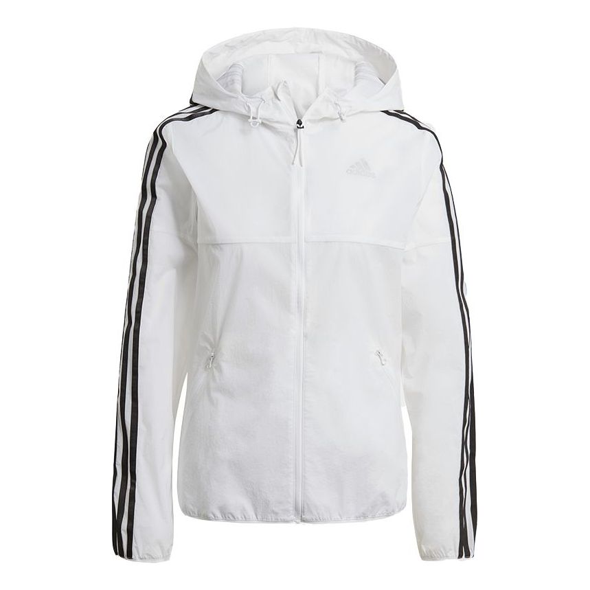 (WMNS) adidas Windbreaker Jacket Asia Sizing 'White' GQ0564