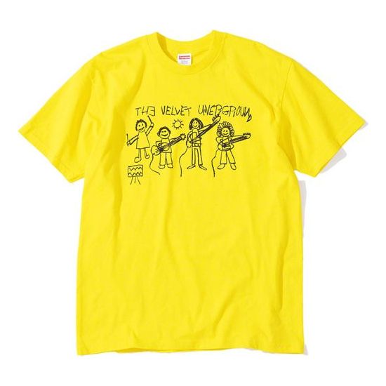 Supreme FW19 Week 4 x The Velvet Underground Drawing Tee SUP-FW19-454