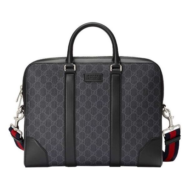 Gucci GG Supreme Briefcase 'Black' 474135-K5RLN-1095