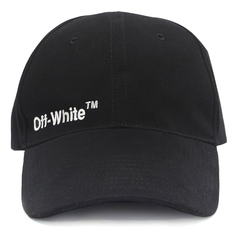 Off-White Logo prints hat 'Black' OMLB046F22FAB0011001BLACK