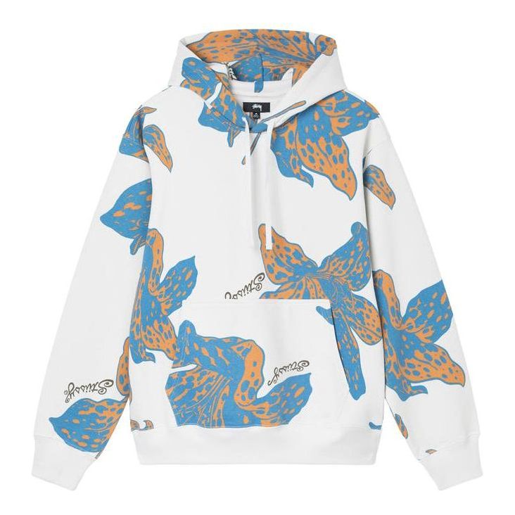 Stussy SS22 Floral Flowers Printing Unisex White 118486