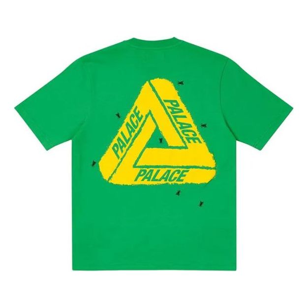 PALACE Fly TShirt Green Triangle Logo Short Sleeve Green T-Shirt P20ES011